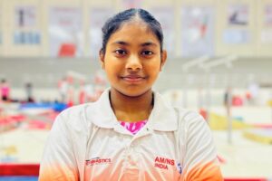 ପ୍ରିତ୍ତି: ପ୍ରଥମ ଭାରତୀୟ ମହିଳା ଜିମ୍ନାସ୍ଟ, ଜାତୀୟ ଜିମ୍ନାସ୍ଟିକ୍ସ ସ୍କଲାର୍ସିପ୍ ପ୍ରାପ୍ତ