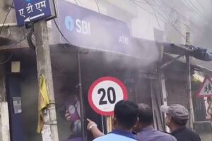 ଜ୍ୟାରସୁଗୁଡାରେ SBI ATMରେ ଅଗ୍ନିକାଣ୍ଡ