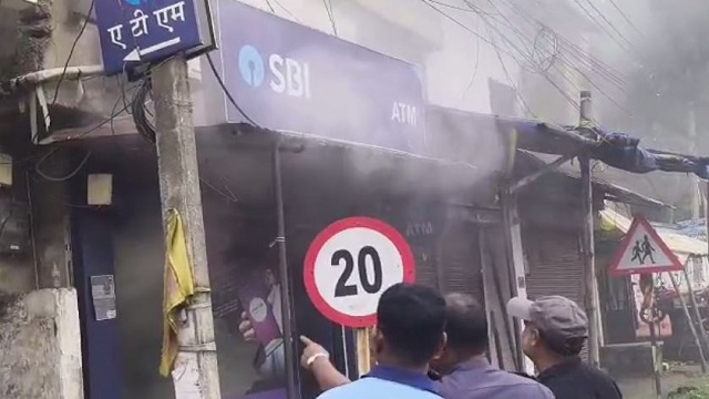 ଜ୍ୟାରସୁଗୁଡାରେ SBI ATMରେ ଅଗ୍ନିକାଣ୍ଡ
