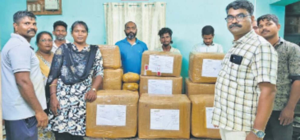 ଚେନ୍ନାଇରେ ଗଞ୍ଜା ଚୋରାଣା ନେଟୱର୍କ ଧରା ପଡିବା, 156 କିଲୋଗ୍ରାମ୍ ଗଞ୍ଜା ଜବ୍ତ