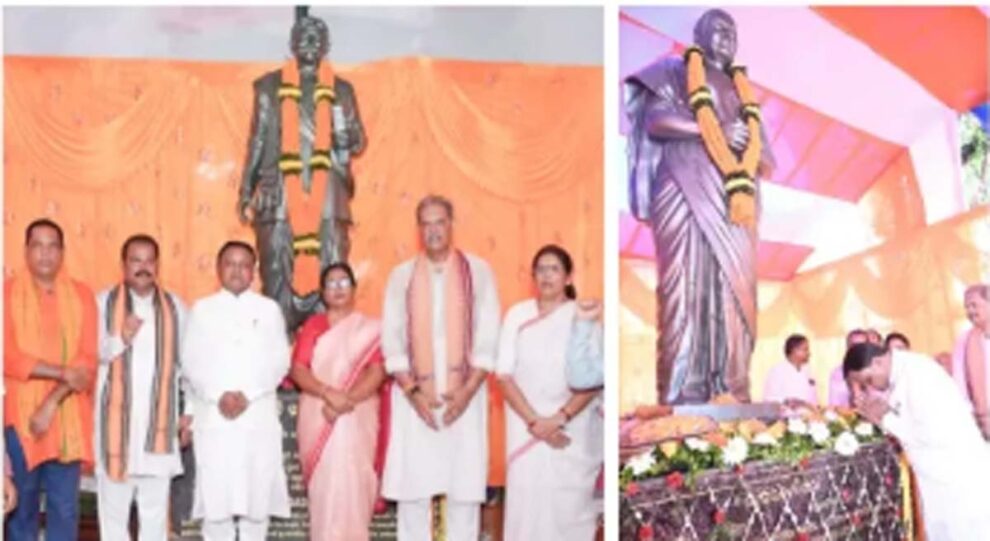 ସରଳା ଦେବୀଙ୍କର ଜୀବନ-ଆକାର ଭାବେ ମୂର୍ତ୍ତି ଉଦ୍ଘାଟନ, ମହିଳାଙ୍କର ସ୍ଥାନ ନିଶ୍ଚିତ କରେ