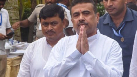 ବେଙ୍ଗଳର CM ସୁଭେନ୍ଦୁ ଅଧିକାରୀ ମୋଦୀଙ୍କୁ ରେଲ୍ୱେ ପ୍ରକଳ୍ପ ପ୍ରମାଣପତ୍ର ପାଇଁ ଧନ୍ୟବାଦ ଜଣାଇଲେ
