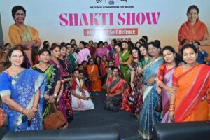 300 SHG ମହିଲାମାନେ ସ୍ୱୟଂ-ରକ୍ଷା କୌଶଳ ପ୍ରଦର୍ଶନ କରିଲେ ଶକ୍ତି ଶୋରେ