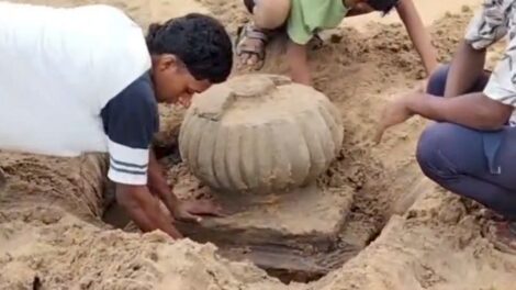 ଗଞ୍ଜାମରେ ପୋଡାମ୍ପେଟା ସମୁଦ୍ର କୂଳରେ ମନ୍ଦିର ସ୍ଥାପନା ପୁନରୁଦ୍ଧାର