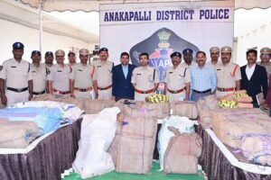 ଆନ୍ଧ୍ର ପ୍ରଦେଶରେ ରୁ 3 କୋଟି ମୂଲ୍ୟର ଗଞ୍ଜା ଜବତ, ତିନି ଗିରଫ